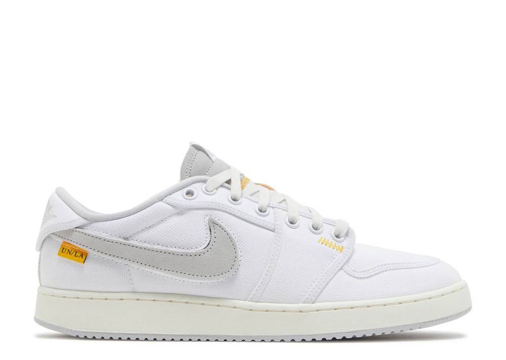 AIR JORDAN 1 KO LOW X UNION "WHITE NEUTRAL GREY"