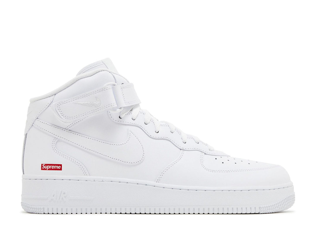 NIKE AIR FORCE 1 MID X SUPREME "WHITE BOX LOGO"