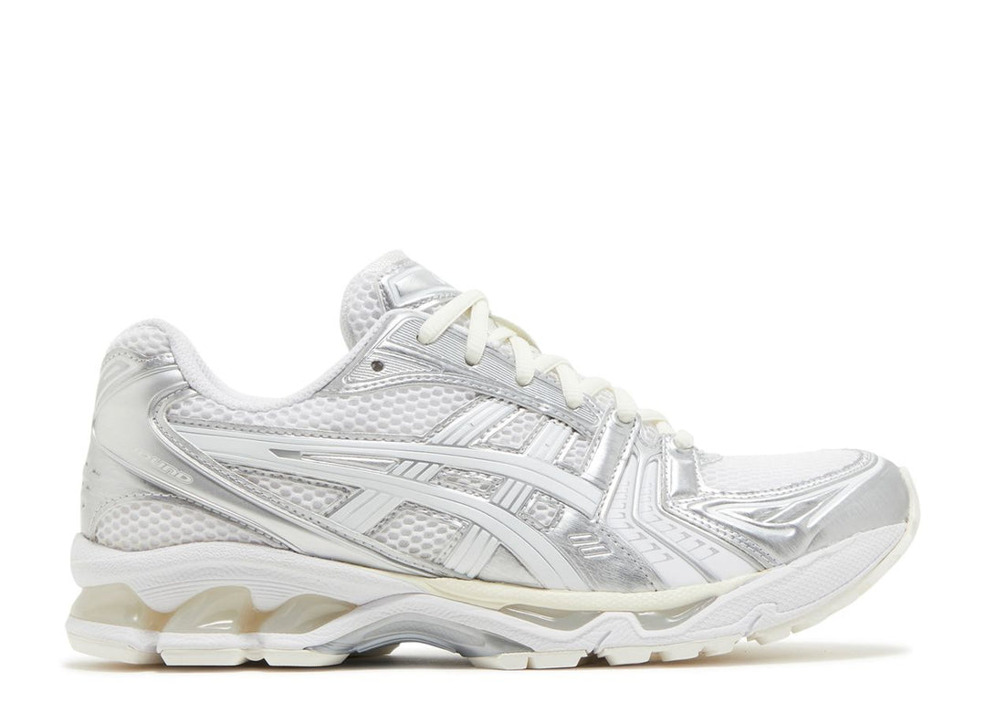 GEL KAYANO 14 X JJJJOUND "SILVER WHITE"