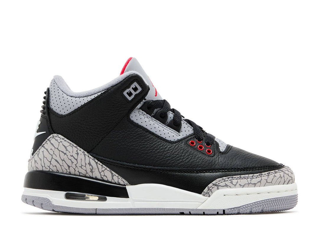 AIR JORDAN 3 RETRO OG GS 2024 "BLACK CEMENT"