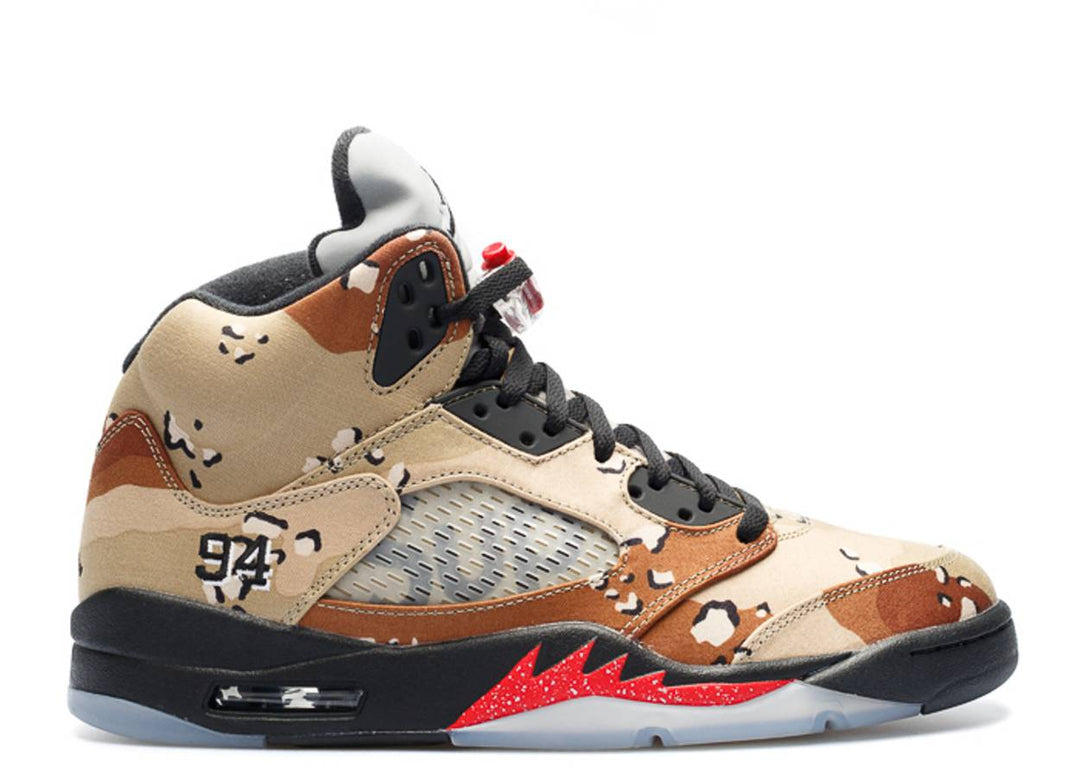 AIR JORDAN 5 RETRO X SUPREME "DESERT CAMO"