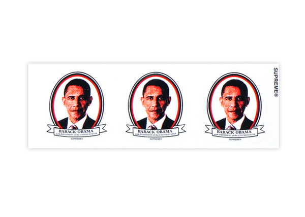 supreme obama sticker