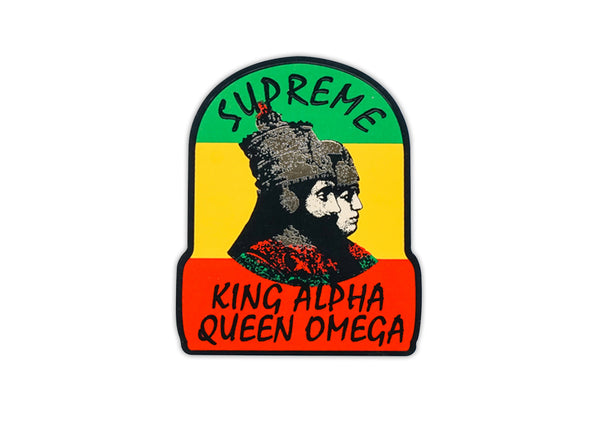 supreme king alpha sticker