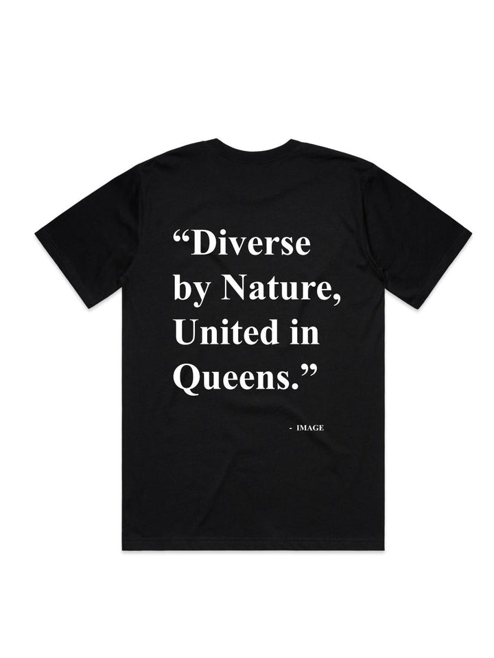 .IMAGE DIVERSE BY NATURE TEE (BLACK)