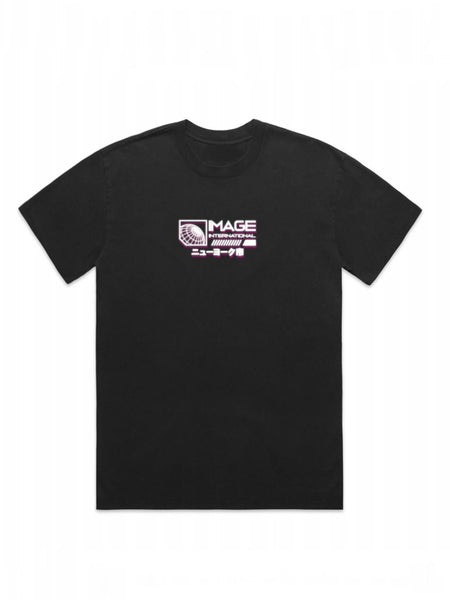 .IMAGE INTERNATIONAL TEE (VINTAGE BLACK)