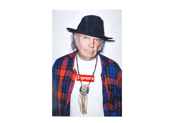 supreme neil young sticker