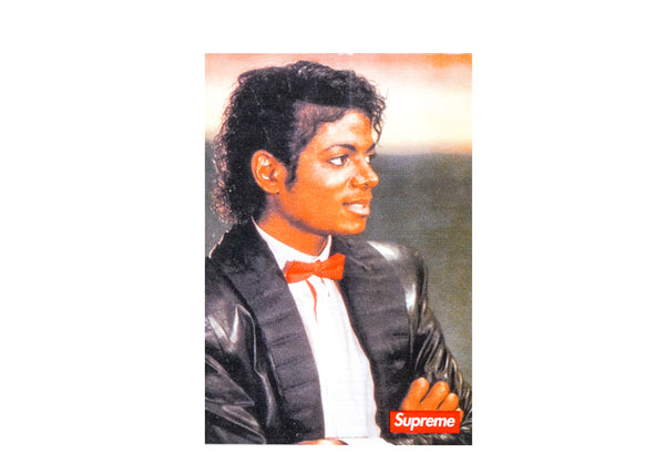 supreme michael jackson sticker