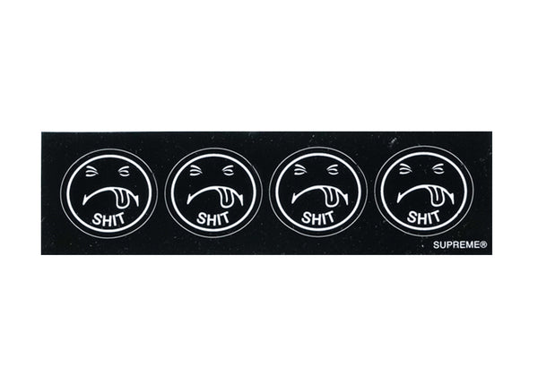 supreme mini shit black sticker