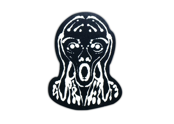 supreme scream sticker