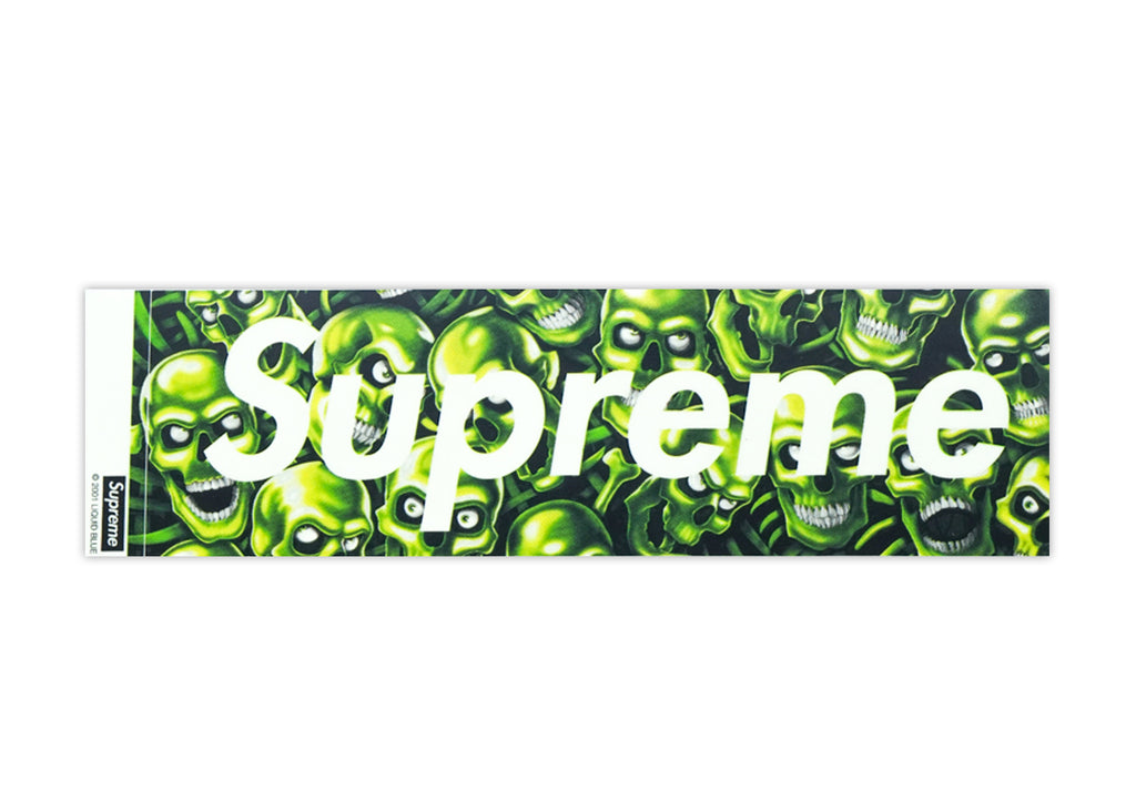 supreme skulls box logo