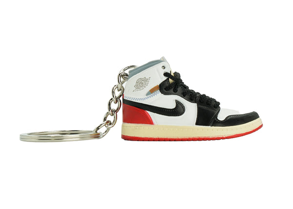 JORDAN 1 UNION BLACK TOE KEYCHAIN