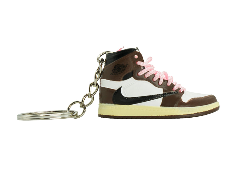 JORDAN 1 MOCHA TRAVIS HI KEYCHAIN
