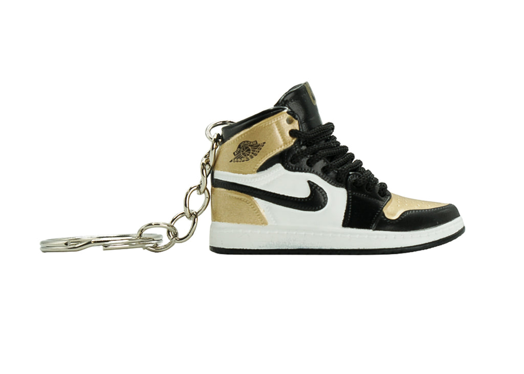 JORDAN 1 GOLD TOE KEYCHAIN