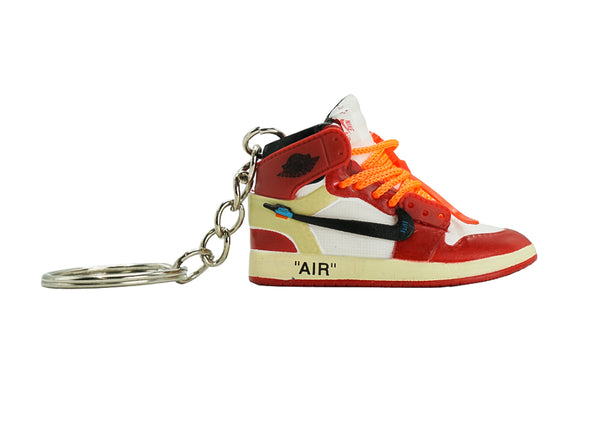 JORDAN 1 OFF-WHITE CHICAGO KEYCHAIN