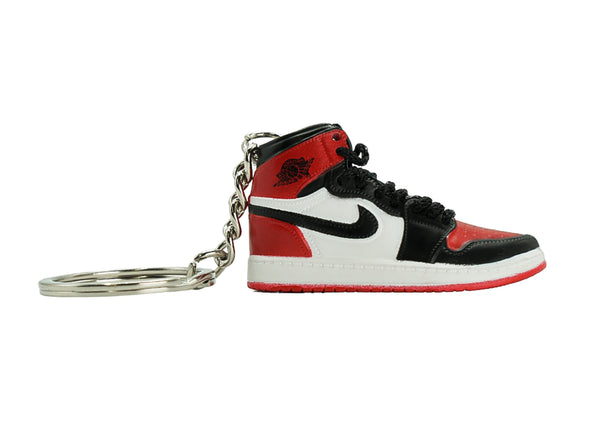 JORDAN 1 BLACK TOE KEYCHAIN