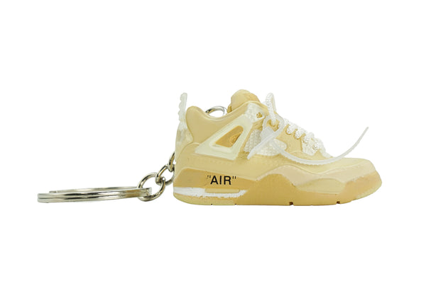JORDAN 4 OFF-WHITE KEYCHAIN