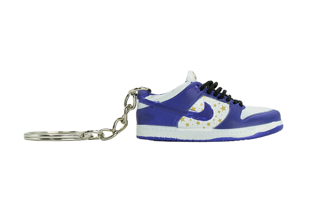 NIKE SB DUNK LOW SUPREME BLUE KEYCHAIN