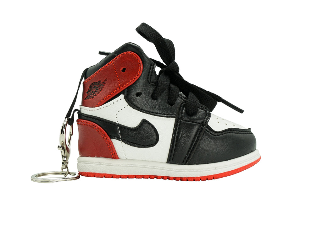 JORDAN 1 BLACK TOE BIG KEYCHAIN
